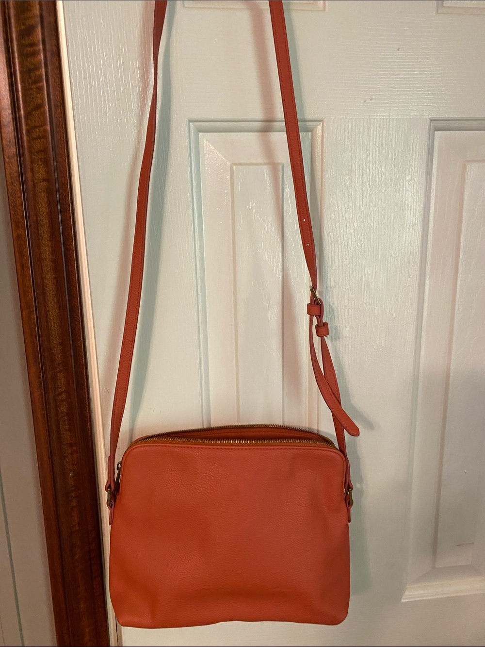 Universal Thread Orange Pebbled Crossbody Purse